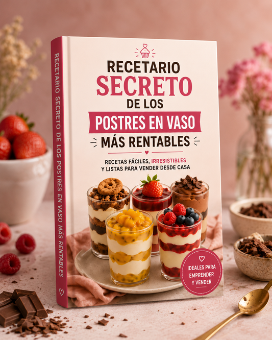 Recetario de postres mas rentables + 8 bonos de regalo
